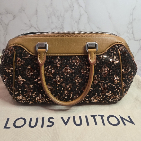 ✨️SOLD✨️ Louis Vuitton Sunshine Express Sequin Top Handle Bag - Picture 12 of 13